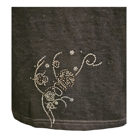 Uniqued Fashions Blinged out  Black Vest - Picture 9 of 10